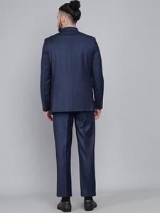 La Scoot Costume de cérémonie 2 pièces en polyester solide de coupe régulière pour hommes, col cranté, longue longueur-Confortable et respirant - Product Image 2