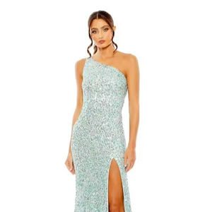 Aline Luxury Evening Party Ball Gown Sin mangas con cuentas Bordado de lentejuelas Forma de cuerpo largo Hecho de alta calidad - Product Image 1