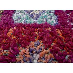 พรมขนสัตว์ถักมือ Nuray รุ่น Pae-4512 ลายเหรียญสีชมพูและสีม่วง สำหรับตกแต่งห้องนั่งเล่นในบ้าน พรมจาอิปุร สหรัฐอเมริกา - Product Image 3