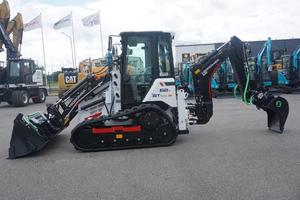 Hidromek HMK 62 T Mini <span class=keywords><strong>Loader</strong></span> digunakan Backhoe <span class=keywords><strong>Loader</strong></span> dengan mesin Kubota KVM pompa Hidromek Gearbox Koyo Bearing <span class=keywords><strong>Crawler</strong></span> tipe PLC
