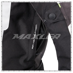 Chaqueta de Motociclismo Larga Textil, Certificación CE, Impermeable, Fabricante OEM, Venta al por Mayor, Exportador de Marca Privada - Product Image 4