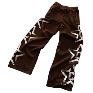Pantalones de chándal de lana de algodón ligero de alta calidad Unisex personalizados de talla grande Casual invierno transpirable frente plano cintura elástica hombres - Product Image 3