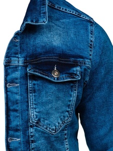 Veste en jean respirante, imperméable, à séchage rapide et écologique pour homme, printemps 2026, style streetwear, avec doublure, couleur personnalisée, service OEM - Product Image 3