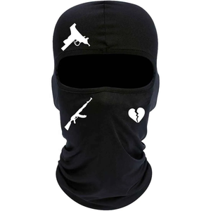 Balaclava unisexe personnalisée avec logo, couleur personnalisée, respirante, imperméable, 100% polyester pour le visage entier, vente chaude et populaire - Product Image 2