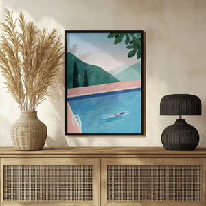 Piscine au design moderne II avec base de support en toile - Product Image 1