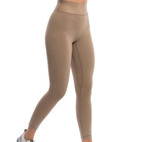 Conjunto de Leggings Deportivos 100% Algodón para Mujer, Pantalones de Yoga de Algodón Orgánico, Leggings de Yoga Sostenibles para Mujer, Alta Calidad, Venta al por Mayor