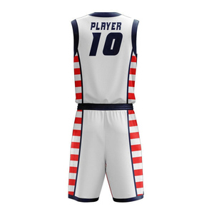 Vente en gros de maillots de basket-ball à sublimation personnalisés, ensemble de shorts imprimés, vêtements de sport, concevez vos propres uniformes de basket-ball - Product Image 3