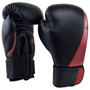 Guantes de boxeo con logotipo personalizado de alta calidad Guantes de boxeo duraderos de 20 Oz con cordones baratos Venta caliente Guantes de personalización de fábrica pakistaní - Product Image 2