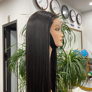 Peluca de Cabello Humano Vietnamita de Lujo, Liso Natural, con Cierre HD 4x4, 100% Virgen, Cutícula Alineada - Product Image 3