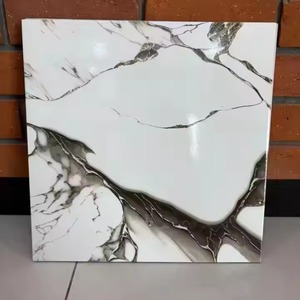 40x40cm 60x60 Carreau de peinture numérique aspect tapis Carrelage de parquet en céramique haute brillance Design antidérapant - Product Image 1