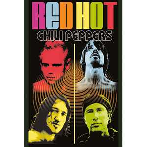 Affiche moderne Red Hot Chili Peppers Color Me Design pour décoration murale - Product Image 2