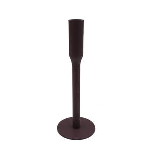 Portavelas cónico negro de Metal de alta calidad con Base redonda para decoración de mesa de fiesta de boda vela cónica hecha a mano a granel - Product Image 1