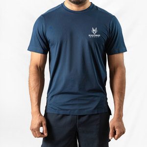 Camiseta de gimnasio holgada de algodón suave 100% para hombre, diseño clásico con detalle impreso, lona, ligera y transpirable - Product Image 2