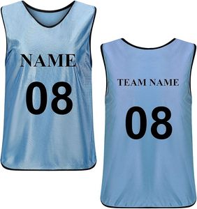 Ropa de entrenamiento transpirable Ropa de fútbol Baberos de entrenamiento Ropa deportiva de entrenamiento alto Camiseta de fútbol Camisetas de fútbol Ropa Uniformes Chaleco - Product Image 2