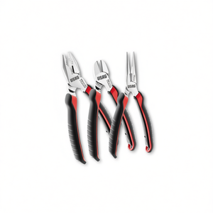 Assortiment de pinces Usag en 3 pièces avec pinces universelles, pinces à bec semi-ronde extra longues et pinces coupantes - Product Image 2