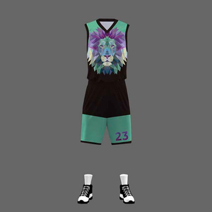 Camisa de uniforme de baloncesto y conjuntos cortos Fabricado en fábrica Nuevo diseño Impresión por sublimación Uniforme de baloncesto Servicios ODM - Product Image 1