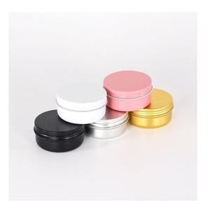Boîtes en aluminium, récipient en métal, pot rond en aluminium pour crème - Product Image 3