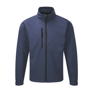 High Quality Men's Winter Softshell Jacket Custom Designed Breathable Waterproof Solid Comfortable <b>Fabric</b> Casual Solid Sale - Product Image 2