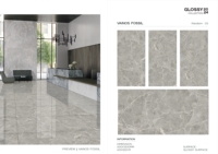 Carreaux de sol en porcelaine Realgres Tails 60x120mm Blanc Poli Effet Marbre Granit 600x1200mm Carreaux d'intérieur modernes pour la décoration des sols