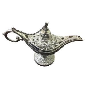 Lámpara decorativa de Aladdin de latón de alta calidad con acabado pulido de cuentas para decoración del hogar Metal Aladdin Chirag - Product Image 6
