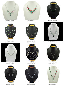 Spécial Noël, collier et boucles d'oreilles en argent sterling 925 avec CZ multicolores, fabricant de bijoux en gros - Product Image 5