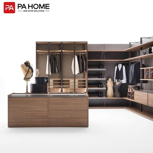 PA costruito In specchio d'angolo porta battente <span class=keywords><strong>abbigliamento</strong></span> Ardrobe armadio camera da letto mobili con isola - Product Image 3