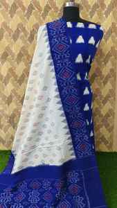 Conjuntos de Material de vestido de tela Ikat de algodón 100% hechos a medida Estilo de espiga de calidad superior para reventa de ropa de diseñadores - Product Image 4