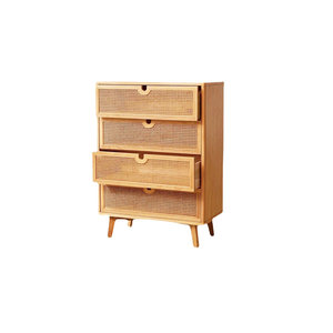 อุปกรณ์เปิดหน้าอกทำจากไม้แข็งแข็งแบบชิ้นเน้นเสียงหรูหราสำหรับตกแต่งบ้าน - Product Image 2