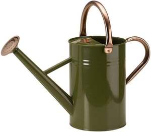 Regadera de metal de primera calidad con boquilla de largo alcance que proporciona un riego suave y preciso para plantas delicadas - Product Image 1