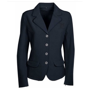 Veste à manches longues zippée pour femme, nouvelle collection 2025, vente d'usine, coupe ajustée, sous-vêtement de base pour l'équitation, haut de sport équestre, matière en mesh - Product Image 6