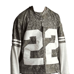 เสื้อยืดลายพรางแขนยาว300G เสื้อเจอร์ซีย์ผ้าฝ้าย100% สองชั้นลายกราฟิกตามสั่งเป็นมิตรกับสิ่งแวดล้อม - Product Image 5