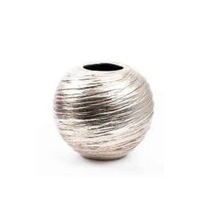 Florero de recipiente de decoración de aluminio brillante - Product Image 3