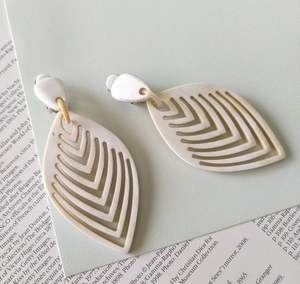 Premium High-Quality Newest Handmade <b>African</b> Earrings Design for Ladies Resin Earrings Handmade Polished Resin Earrings - Product Image 1