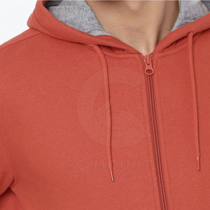 Sudaderas con cremallera de alta calidad para hombre Sudaderas con cremallera de poliéster de algodón Sudaderas con cremallera de moda superior MOQ bajo - Product Image 6