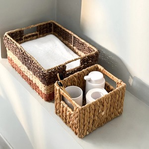 Basket of brightly colored dyed seagrass Handmade Storage Basket Wholesale eco-friendly Made in Viet Nam - Product Image 5