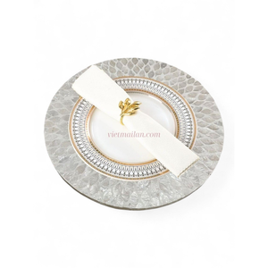 Sous-verres en nacre en gros, fabriqués à partir de coquillages naturels, pour l'affichage en magasin et la décoration intérieure, en provenance du Vietnam - Product Image 2