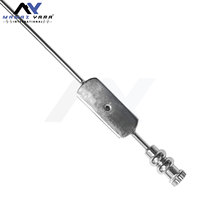Tube d'aspiration nasale incurvé Antrum de haute qualité Sinus Killian Canule Instrument ENT à pointe incurvée et bulbeuse latérale