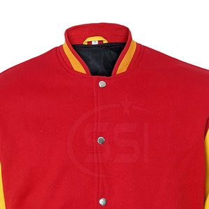 เสื้อแจ็คเก็ตแบบ Letterman ดีไซน์สไตล์เรโทร เย็บอย่างดี เสื้อแจ็คเก็ตสำหรับใส่ภายนอก - Product Image 3