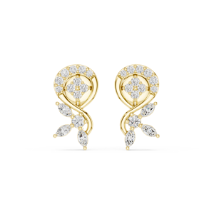 Boucles d'oreilles de bijouterie fine Boucles d'oreilles en diamant cultivées en laboratoire certifiées Argent pour femme - Product Image 6