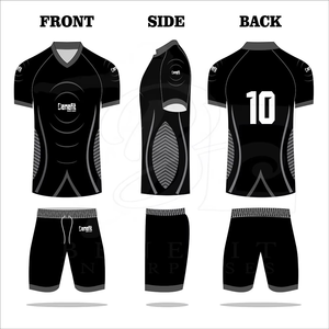 เสื้อรักบี้แบบสั่งทำเสื้อทีมกีฬาทีมอเมริกันฟุตบอลกางเกงขาสั้นแห้งเร็ว - Product Image 5