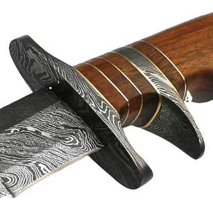 Couteau de chasse en acier damas fait à la main couteau de chasse à lame fixe - Product Image 5