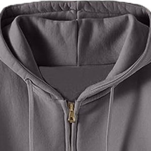 Robe pull en molleton 100% coton pour femme, personnalisée, hiver, écologique, respirante, coupe-vent, avec broderie en relief sur le devant - Product Image 2