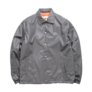 Chaqueta cortavientos de lona impermeable informal para hombre, jersey con capucha de dos tonos y diseño liso - Product Image 1