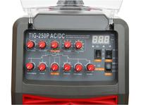 Machine à souder TIG Kindarc TIG250P AC/DC 250A, inverseur IGBT, 220V, 10-250A, soudeuse à l'argon pulsée pour l'acier inoxydable et l'aluminium