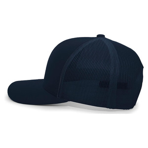 Vente en gros de marchandises au comptant Nouveau style personnalisé Casquette de camionneur à 5 panneaux de différentes tailles Casquette de camionneur respirante et à séchage rapide en maille - Product Image 3