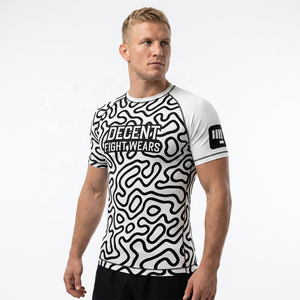Rashguard d'entraînement de Jiu Jitsu, haut de compression durable, rashguard professionnel de BJJ, chemise de qualité supérieure, rashguard à manches longues - Product Image 1