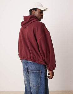 Buena Calidad Top Design Men's Street Wear Sudaderas con capucha en stock Suministro directo de fábrica Hombres Venta caliente Sudaderas con capucha de gran tamaño al por mayor - Product Image 4