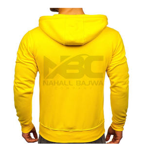 Vente en gros OEM Sweat à capuche uni décontracté avec fermeture éclair pour hommes et femmes Impression de logo personnalisé Coupe surdimensionnée Couleur olive pour la saison hivernale - Product Image 4