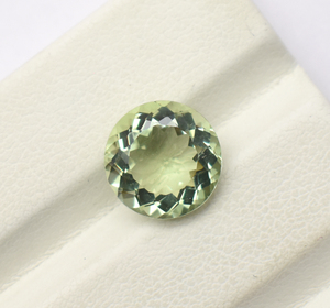 Laboratoire d'améthyste verte créée pierre précieuse à facettes 3 mm à 6 mm calibré rond bijoux en vrac coupe diamant pour un style élégant - Product Image 5