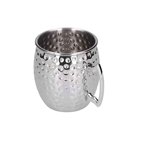 Steel Beer Mug Cocktail <b>Moscow</b> <b>Mule</b> <b>Cups</b> Party <b>Cups</b> Hammer Copper Plated Stainless Steel <b>Moscow</b> <b>Mule</b> Mug Party Ware - Product Image 6